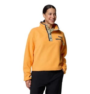 Polar damski Columbia HELVETIA II pomarańczowy 2092231841 - Bluzy damskie - miniaturka - grafika 1
