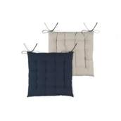 Poduszki na krzesła - Stof Poduszka na krzesło Duo 40x40 granatowa - miniaturka - grafika 1