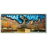 Magnesy - PAN DRAGON Magnes I love Poland Warszawa ILP-MAG-C-WAR-01 - miniaturka - grafika 1