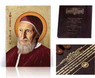 Ikony i obrazy sakralne - Ikona religijna Święty Pius V - miniaturka - grafika 1