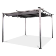 Kratki i pergole - Pergola na taras SPRINT 3x4 Anthracite/Grey - HARDMAISTER - miniaturka - grafika 1