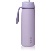 Butelki dla niemowląt - B.Box Stainless Steel Thermos Bottle butelka termiczna ze słomką Lilac Love 690 ml - miniaturka - grafika 1