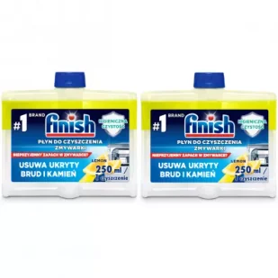 Finish Płyn do czyszczenia zmywarki czyścik Lemon zestaw 2 x 250 ml - Środki do zmywarek - miniaturka - grafika 1