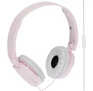 Sony - Słuchawki nauszne MDR-ZX110AP różowe - Słuchawki - miniaturka - grafika 1