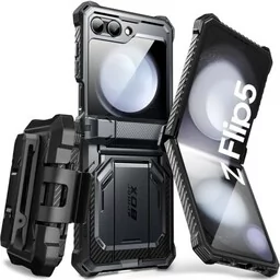 Supcase Etui i-Blason Armorbox BackSP do Galaxy Z Flip5, czarne - Etui i futerały do telefonów - miniaturka - grafika 1