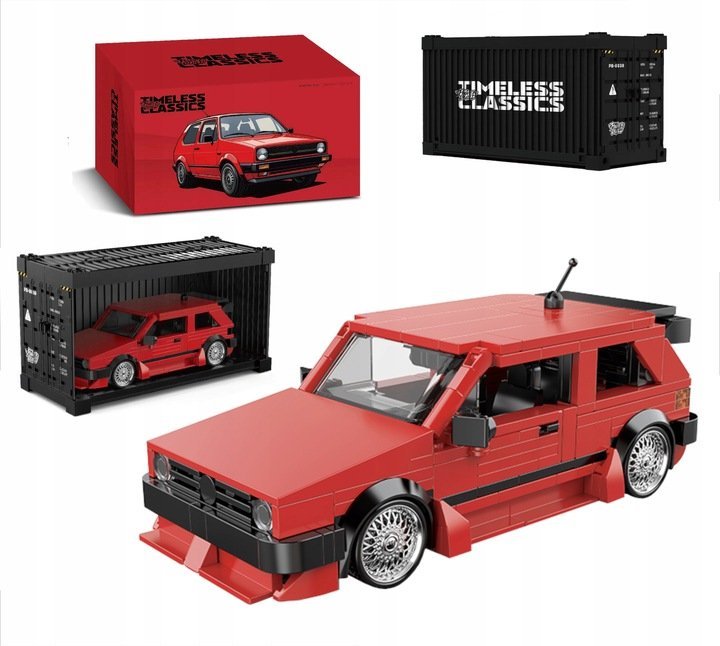 Klocki konstrukcyjne model Golf MK2 GTI – 479 el. samochód (479PCS)