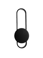 Lampy ścienne - Elyptica - nowoczesna lampa kinkiet 40 cm LED czarny - miniaturka - grafika 1