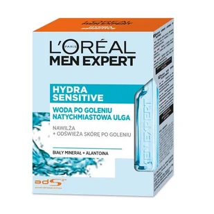 L'Oreal Paris Men Expert Hydra Sensitive Woda po goleniu 100 ml - Kosmetyki do pielęgnacji ciała męskie - miniaturka - grafika 2