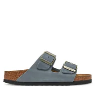 Klapki i japonki damskie - Klapki Birkenstock Arizona 1029253 Błękitny - miniaturka - grafika 1