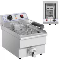 Frytownice gastronomiczne - Frytownica gastronomiczna nastawna elektryczna - 10 l 3200 W - miniaturka - grafika 1