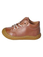 Buty dla dziewczynek - PEPINO Skórzane sneakersy "Kenny" w kolorze jasnobrązowym - miniaturka - grafika 1