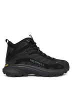 Buty trekkingowe męskie - Merrell Trekkingi Moab Speed 2 Mid Gtx J037501 Czarny - miniaturka - grafika 1