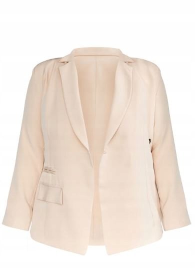 Prettylittlething Plus Size Marynarka Beż 44 Egg