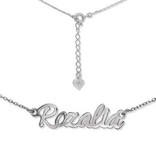 Naszyjnik srebrny imię Rozalia ROZALIA/CEL/R - Naszyjniki - miniaturka - grafika 1