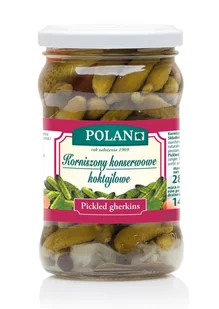 Polan Korniszony koktajlowe 280 g - Pasztet i przetwory mięsne - miniaturka - grafika 1