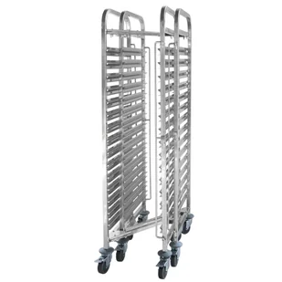 Wózek stalowy do transportu pojemników i tac GN 15 x GN1/1 - Pojemniki kuchenne - miniaturka - grafika 1