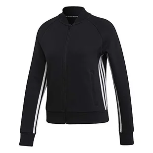 adidas W Mh 3s Dk Jkt Sport kurtka damska czarny czarny/biały L - Kurtki damskie - miniaturka - grafika 1