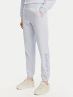 Spodnie sportowe damskie - DKNY Spodnie dresowe DP5P3585 Błękitny Regular Fit - miniaturka - grafika 1