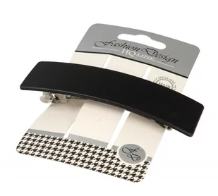 Top Choice, Fashion Design, Spinka do włosów automatyczna czarna-mat (26348), 1 szt. - Ozdoby do włosów - miniaturka - grafika 1