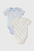 Body dla niemowląt - United Colors of Benetton body bawełniane niemowlęce 2-pack - miniaturka - grafika 1