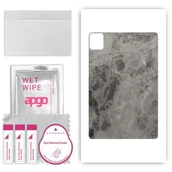 Akcesoria do tabletów i e-booków - folia naklejka skórka strukturalna na TYŁ do Apple iPad Pro 11 5 gen. 2024 - Marmur Czarny - apgo SKINS - miniaturka - grafika 1