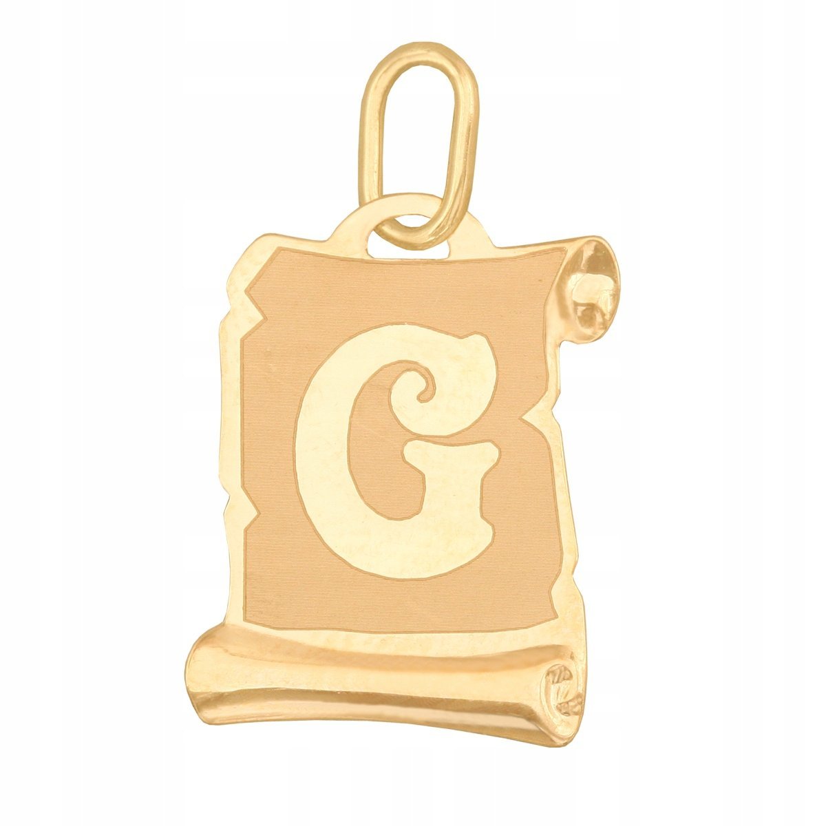 Złota Zawieszka Literka Papirus 585 0.50 g