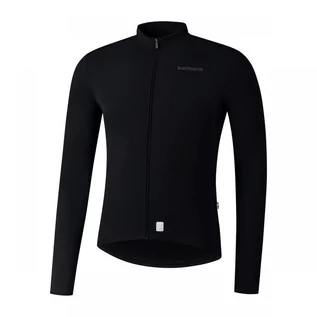 Bluzy na rower - Męska Bluza Rowerowa Shimano Vertex Thermal Long Sleeve | Black - Rozmiar Xxl - grafika 1