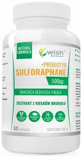 TOMASZ KACZMARCZYK WISH GROUP Wish Sulforaphane 500 g Ekstrakt Z Kiełków Brokułu 60 kapsułek - Odchudzanie i oczyszczanie - miniaturka - grafika 1