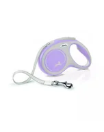 Smycze dla psów - FLEXI Smycz automatyczna New Comfort M taśma 5 m kol. różowy - miniaturka - grafika 1