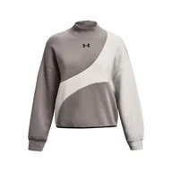 Bluzy sportowe damskie - Bluza sportowa damska Under Armour Unstoppable Flc Crop Crew - miniaturka - grafika 1