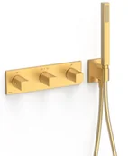 Baterie wannowe i prysznicowe - Bateria podtynkowa TRES B-system 24-K Matowe Złoto 30725301OM - miniaturka - grafika 1