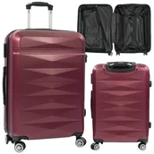 Torby podróżne - Walizka Artnico 63 l 64x43x25cm średnia burgundowa - miniaturka - grafika 1