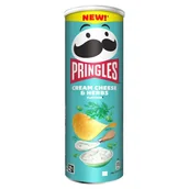 Chrupki - Pringles Cream Cheese & Herbs Chrupki 165 g - miniaturka - grafika 1