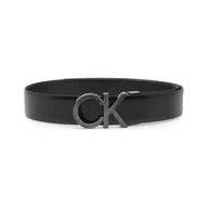 Paski - Calvin Klein Skórzany pasek ADJ/REV CK METAL DIAGONAL 35MM - miniaturka - grafika 1