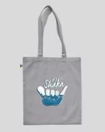 Torby i wózki na zakupy - TORBA BAWEŁNIANA NA ZAKUPY IT’S SHAKA Szary - miniaturka - grafika 1