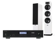 Zestawy stereo - Rotel A11 Tribute (czarny) + Tesi 6 (biały) - miniaturka - grafika 1