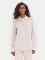 Koszule damskie - Guess Koszula W5YH03 WF1T2 Beżowy Regular Fit - miniaturka - grafika 1