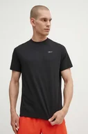 Koszulki męskie - Reebok t-shirt treningowy Endure Athlete 2.0 kolor czarny gładki 100075797 - miniaturka - grafika 1