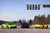 Vouchery - Sjs S.a.-driving Experience Pojedynek Lamborghini huracan vs McLaren 570GT vs Ferrari Italia - Tor Toruń - miniaturka - grafika 1