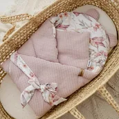 Rożki i beciki - Rożek niemowlęcy Le Colibri Wafel Brudny Róż - miniaturka - grafika 1