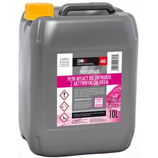 PROFESJONALNY Płyn MYJĄCY DO ZMYWAREK Z AKTYWNYM CHLOREM 40 JAX PROFESSIONAL 10L (63248710) - Środki do zmywarek - miniaturka - grafika 1