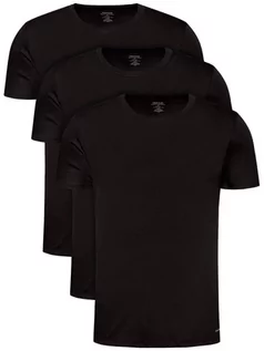Koszulki męskie - Calvin Klein Underwear Komplet 3 t-shirtów 000NB4011E Czarny Classic Fit - grafika 1