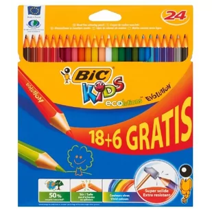 Bic Kredki EVOLUTION PUDEŁKO 18+6 - Przybory szkolne - miniaturka - grafika 1
