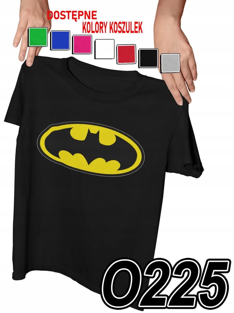 Koszulka Dziecięca Z Nadrukiem Batman Joker Bohater - M 134-140