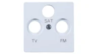 Klawisze i ramki - Simon KONTAKT - Pokrywa gniazda antenowego R-TV-SAT - 82 82037-30 - miniaturka - grafika 1