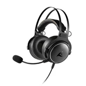 Słuchawki - Sharkoon Skiller SGH50 czarne - miniaturka - grafika 1