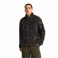 Kurtki męskie - Męska kurtka polarowa Jack Wolfskin STONE LITE AOP JKT M LICHEN peat - M - miniaturka - grafika 1