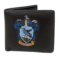 Portfele - Groovy Uk Harry Potter Ravenclaw męski portfel, długość 13,5 cm x szerokość 11 cm x wysokość 3 cm, czarny/żółty - miniaturka - grafika 1