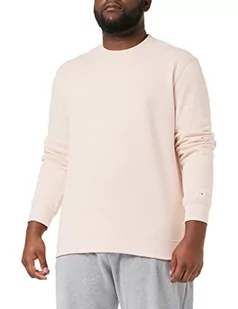 Champion Męska bluza z kapturem American Classics Small Script Logo Crewneck, brudny róż, XL - Bluzy męskie - miniaturka - grafika 1