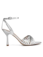 Sandały damskie - Jenny Fairy Sandały LS6025-01 Srebrny - miniaturka - grafika 1